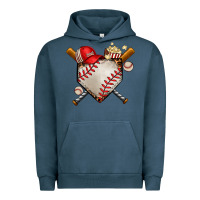 Pigment Midnight Navy baseball Urban Hoodie - AdoDesignShop