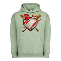 Pigment Oil Green baseball Urban Hoodie - AdoDesignShop