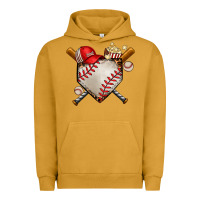 Pigment Peanut Butter baseball Urban Hoodie - AdoDesignShop