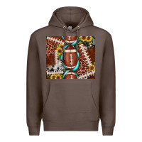 Coffee football leopard gemstone sunflower tumbler3 Premium Hoodie - JahusDesignShop