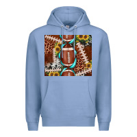 Colony Blue football leopard gemstone sunflower tumbler3 Premium Hoodie - JahusDesignShop