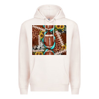 Pale Pink football leopard gemstone sunflower tumbler3 Premium Hoodie - JahusDesignShop