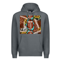 Rock football leopard gemstone sunflower tumbler3 Premium Hoodie - JahusDesignShop