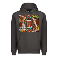Smoke football leopard gemstone sunflower tumbler3 Premium Hoodie - JahusDesignShop