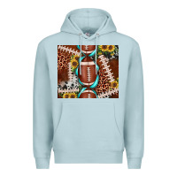 Blue Mist football leopard gemstone sunflower tumbler3 Premium Hoodie - JahusDesignShop