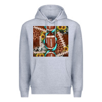 Heather Grey football leopard gemstone sunflower tumbler3 Premium Hoodie - JahusDesignShop