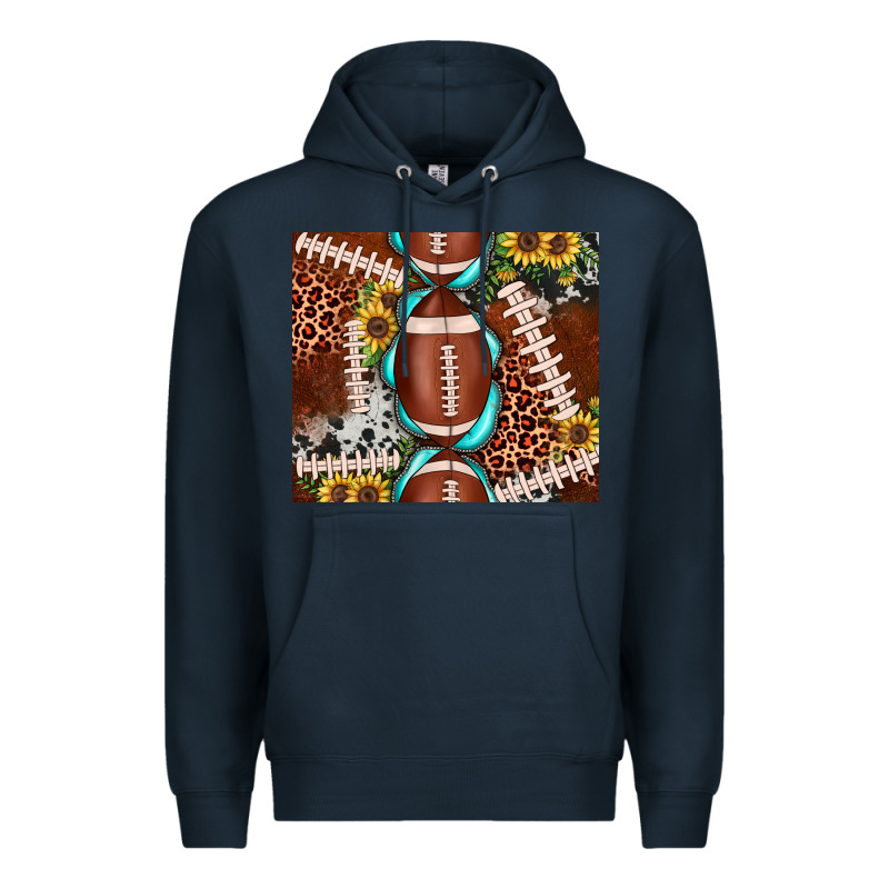 Football Leopard Gemstone Sunflower Tumbler3 Premium Hoodie by JahusDesignShop | Teevron