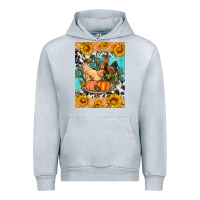 Heather Grey fall coop animals Urban Hoodie - Artiststas
