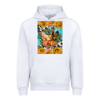 White fall coop animals Urban Hoodie - Artiststas