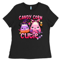 Black candy corn cutie Ladies Tee - BarkalooDesign