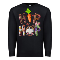 Black Hip Hop Bunny Premium Sweatshirt - RanaPortraitStore