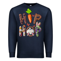 Navy Hip Hop Bunny Premium Sweatshirt - RanaPortraitStore