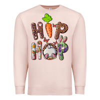 Pale Pink Hip Hop Bunny Premium Sweatshirt - RanaPortraitStore