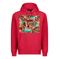 Cardinal football leopard cowhide Premium Hoodie - JahusDesignShop