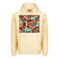 Pina Colada football leopard cowhide Premium Hoodie - JahusDesignShop
