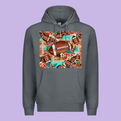 Football Leopard Cowhide Premium Hoodie Designed By Jahusdesignshop