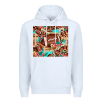 White football leopard cowhide Premium Hoodie - JahusDesignShop
