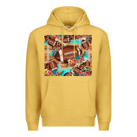Antique Gold football leopard cowhide Premium Hoodie - JahusDesignShop