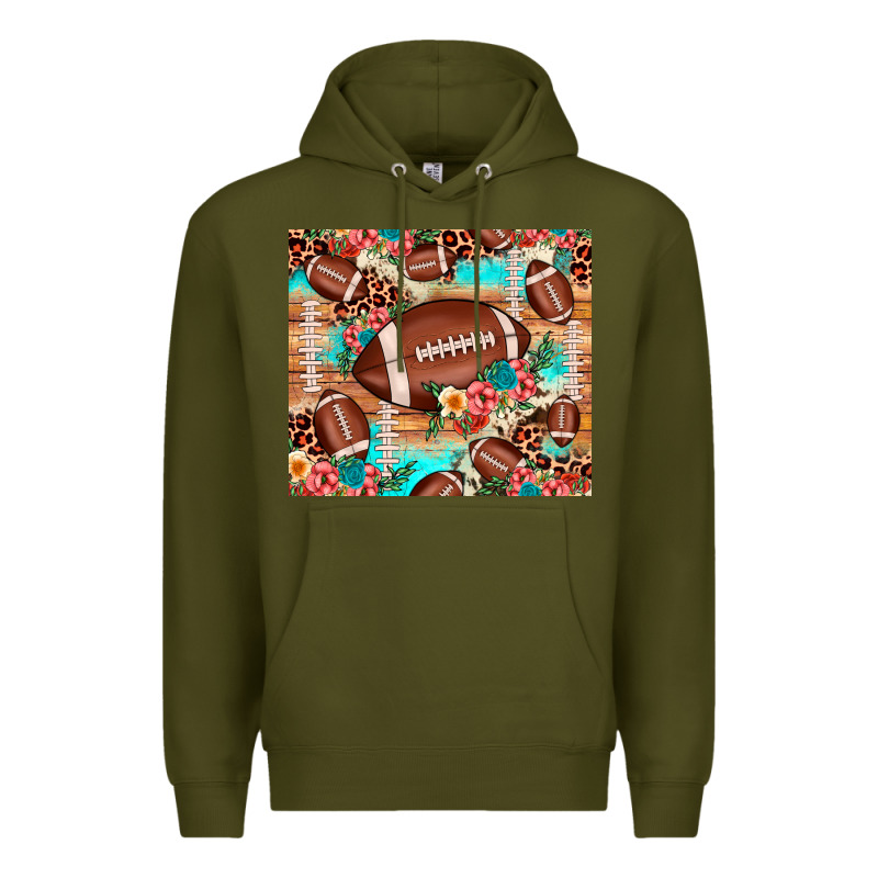 Football Leopard Cowhide Premium Hoodie by JahusDesignShop | Teevron