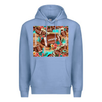 Colony Blue football leopard cowhide Premium Hoodie - JahusDesignShop