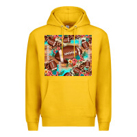 Lemon football leopard cowhide Premium Hoodie - JahusDesignShop