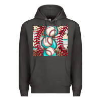 Smoke baseball leopard cowhide turquoise Premium Hoodie - JahusDesignShop