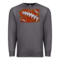 Charcoal Heather American football background Premium Sweatshirt - texasbilliewilder