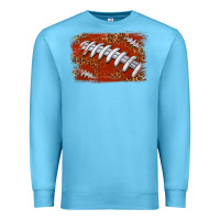 Ocean Blue American football background Premium Sweatshirt - texasbilliewilder