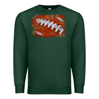 Sports Green American football background Premium Sweatshirt - texasbilliewilder