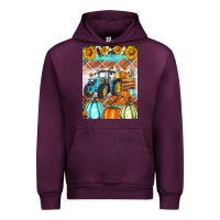 Mauve Wine fall farm tractor air freshener Urban Hoodie - Artiststas