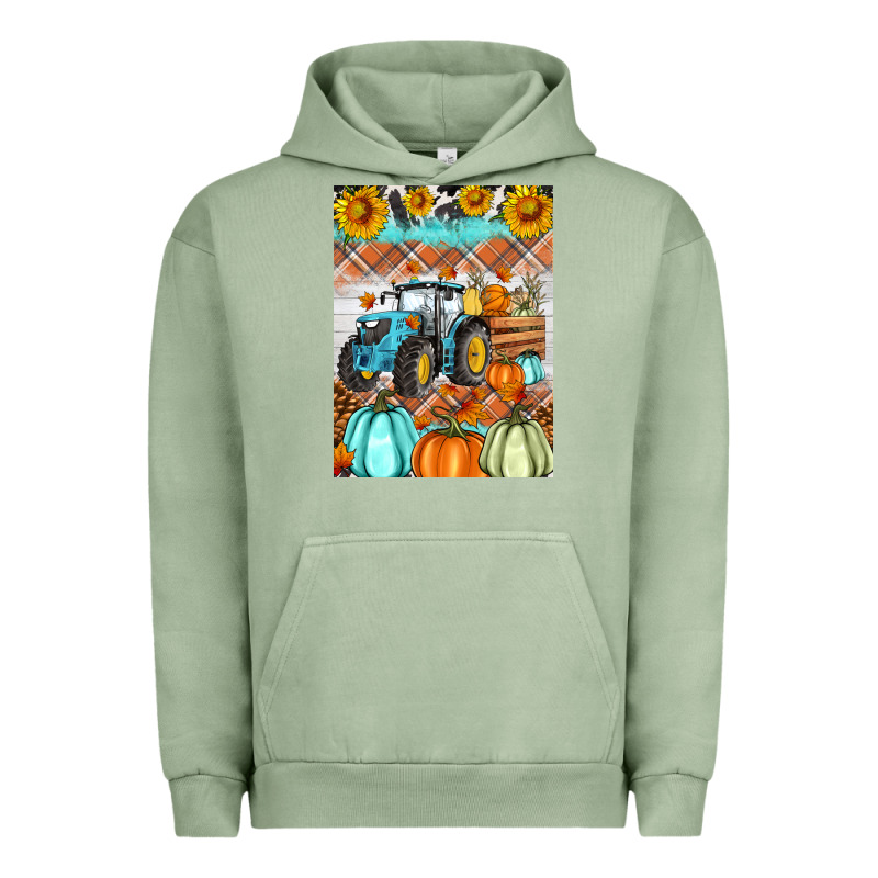 Fall Farm Tractor Air Freshener Urban Hoodie by Artiststas | Teevron