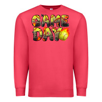 Cardinal game day softball leopard Premium Sweatshirt - Zillion Design Studio