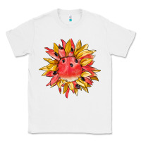 White watermelon sunflower Classic Tee - BarkalooDesign