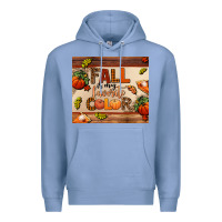 Colony Blue fall is my favorite color Premium Hoodie - AdoDesignShop