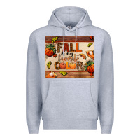 Heather Grey fall is my favorite color Premium Hoodie - AdoDesignShop