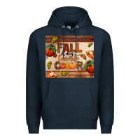 Navy fall is my favorite color Premium Hoodie - AdoDesignShop