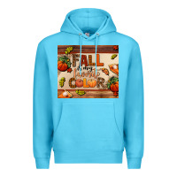 Ocean Blue fall is my favorite color Premium Hoodie - AdoDesignShop