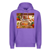 Purple fall is my favorite color Premium Hoodie - AdoDesignShop