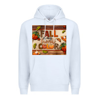 White fall is my favorite color Premium Hoodie - AdoDesignShop