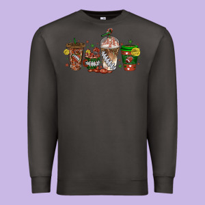 American Football Coffee Cups Premium Sweatshirt Designed By Texasbilliewilder