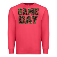 Cardinal game day leopard Premium Sweatshirt - Zillion Design Studio