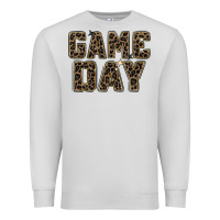 Dove Grey game day leopard Premium Sweatshirt - Zillion Design Studio