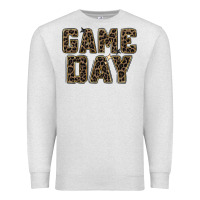Oatmeal Heather game day leopard Premium Sweatshirt - Zillion Design Studio