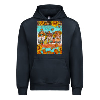 Navy Fall gnomes Urban Hoodie - Artiststas