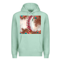 Seafoam baseball leopard Premium Hoodie - JahusDesignShop