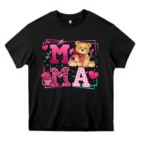 Black Western Valentines Day Mama Mother's Day Heavy Core Tee - LillyAllenDesigns