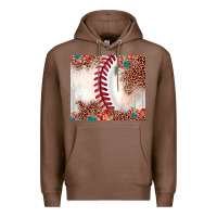 Chestnut baseball leopard Premium Hoodie - JahusDesignShop