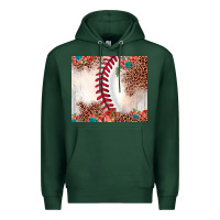 Sports Green baseball leopard Premium Hoodie - JahusDesignShop
