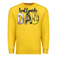 Lemon ballpark dad with softball and baseball Premium Sweatshirt - texasbilliewilder
