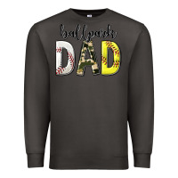 Smoke ballpark dad with softball and baseball Premium Sweatshirt - texasbilliewilder